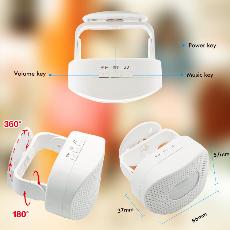 LIKEPAI wire free PIR motion sensor detector wireless doorbells for welcome or entrance alert PIR Sensor Transmitter 第5张