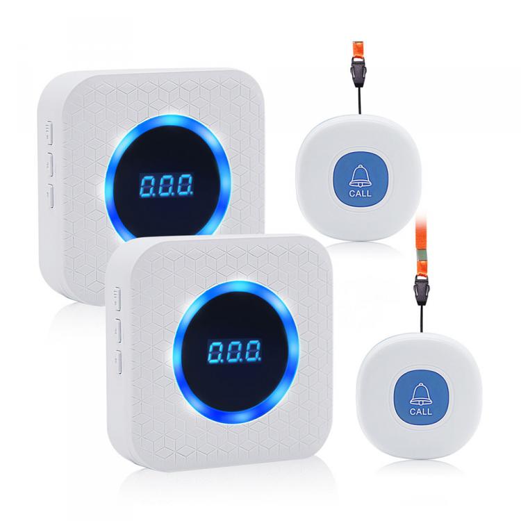 LIKEPAI Caregiver Pager Wireless Call Button Calling alarm System Patient for Elderly Attendant Patient Nurses Call Button Transmitter 第1张