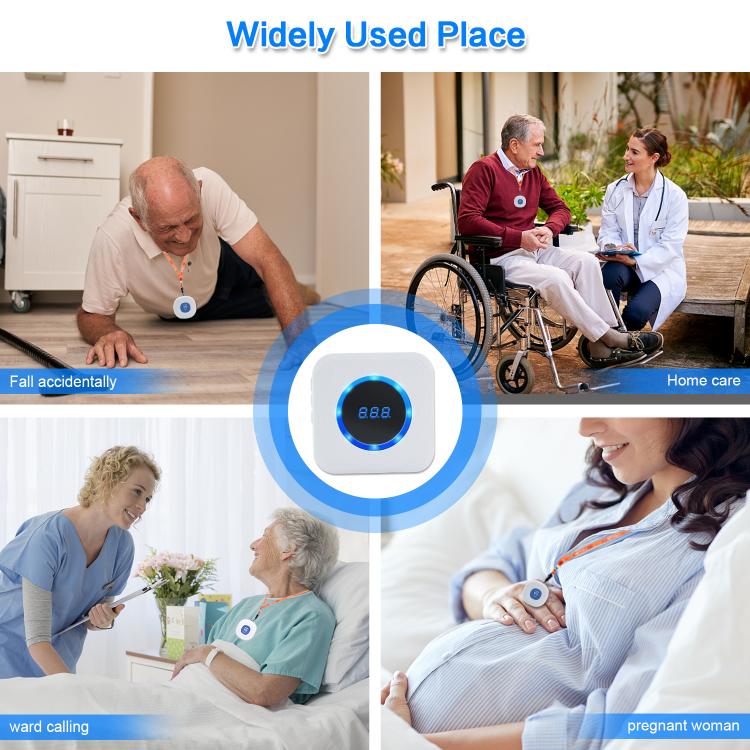 LIKEPAI Caregiver Pager Wireless Call Button Calling alarm System Patient for Elderly Attendant Patient Nurses Call Button Transmitter 第11张