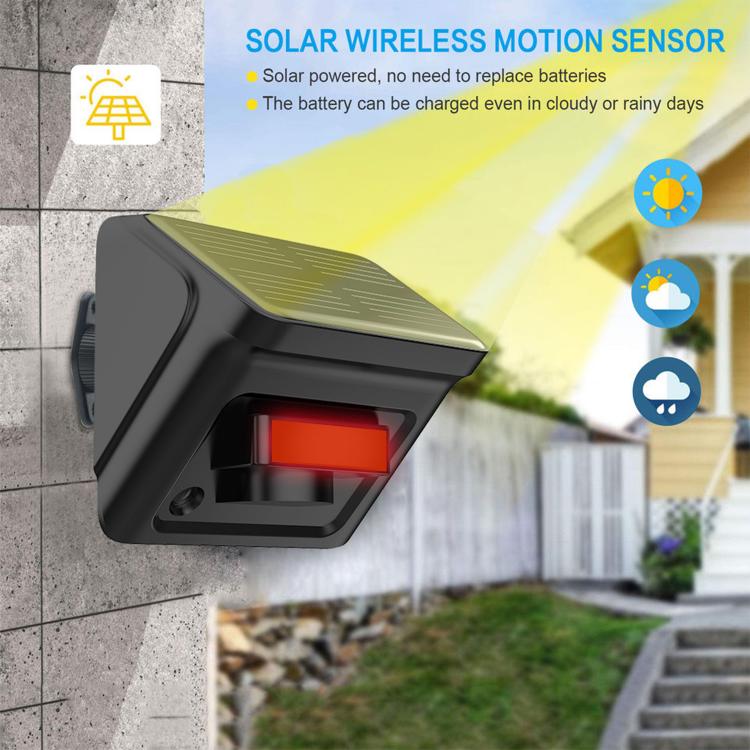 Driveway alarm outdoor yard garage PIR infrared sensor detection alarm equipment home security burglar system 300m distance News 第4张